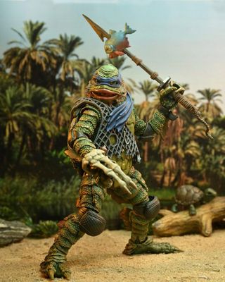 NECA Universal Monsters x TMNT Leonardo as The Creature