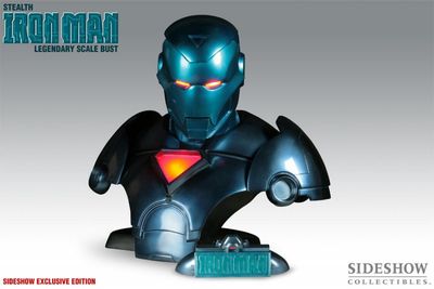 Sideshow Exclusive Stealth Iron Man Legendary 1/2 Scale Bust