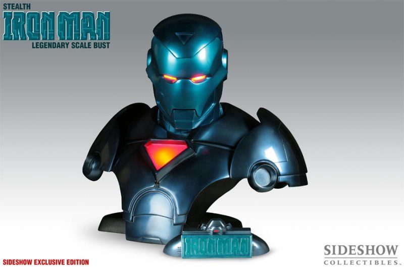 Sideshow Exclusive Stealth Iron Man Legendary 1/2 Scale Bust