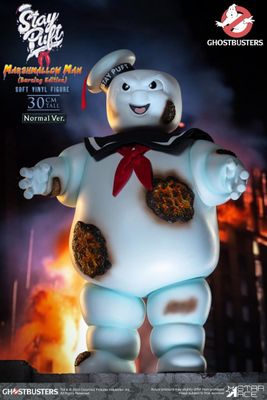 Star Ace Stay Puft Marshmallow Man Soft Vinyl Statue Burning Edition