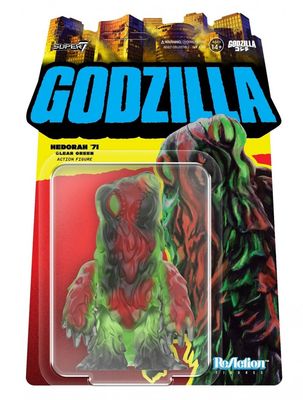 Super7 Toho ReAction Figure Hedorah 1971 (Clear Green)