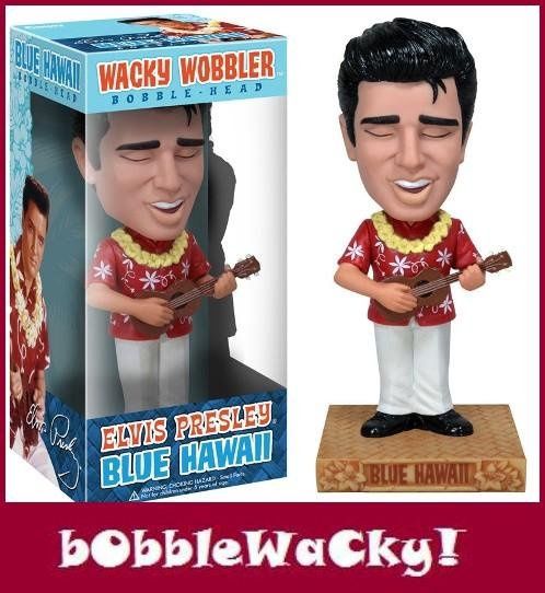 Funko Elvis Presley Blue Hawaii Wacky Wobblers bobble head - Mahalo!