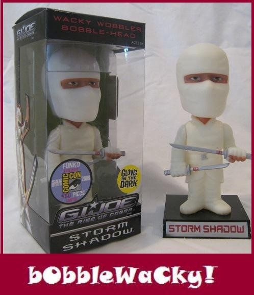 Funko GI JOE Storm Shadow Comic Con Exclusive Wacky Wobbler Bobble-Head