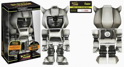 Funko Hikari Transformers Grey Skull BUMBLEBEE Sofubi Vinyl Figure