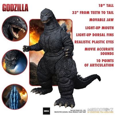 Mezco Ultimate Godzilla Light-Up and Sound 18-Inch Mega-Scale Figure