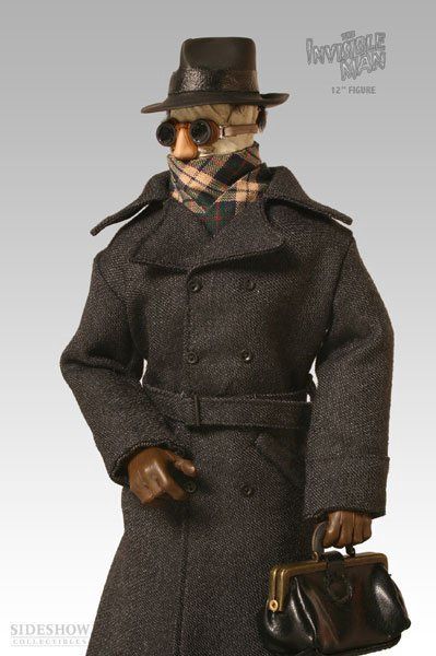 Sideshow Claude Rains as the Invisible Man Exclusive 12-inch figure - VERY RARE!