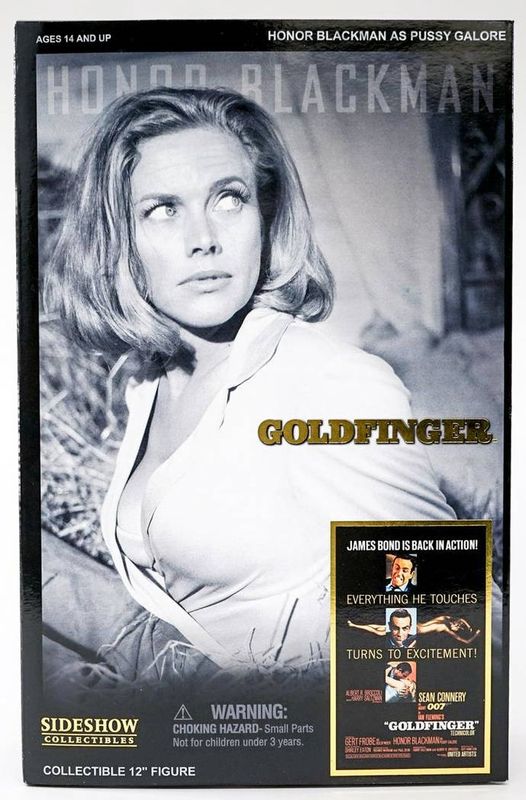 Sideshow James Bond 007 Honor Blackman as Pussy Galore in Goldfinger 12in figure