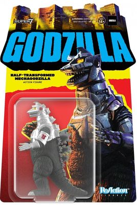 Super7 Toho ReAction Figure Mechagodzilla 1974 (1/2 Transformed) Wave 2