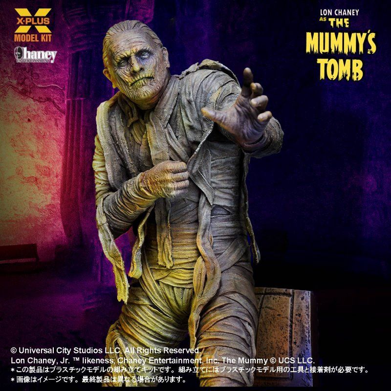 X-Plus Lon Chaney in The Mummy's Tomb 1/8 Scale Model Kit - JUST IN!