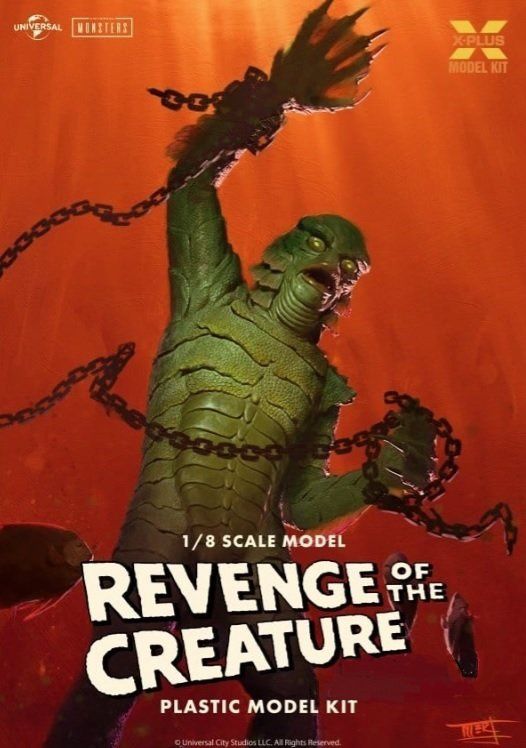 X-Plus Revenge of the Creature 1/8 Scale Model Kit