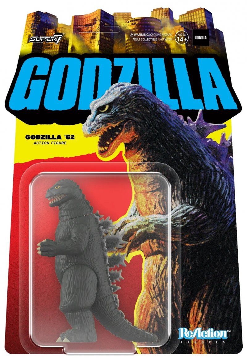 Super7 Toho ReAction Figure Godzilla 1962 (3 Toes) Wave 2