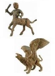 X-Plus Ray Harryhausen Film Library CENTAUR GRIFFIN 2-figure set HTF!