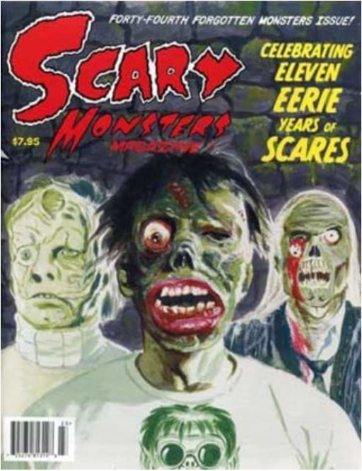 Scary Monsters magazine #44 - Forty-Fourth Forgotten Monsters Issue!