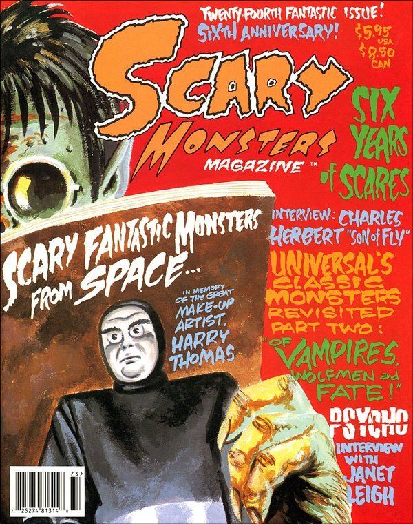 Scary Monsters #24 - 6th Anniversary - Fantastic Monsters from Space!