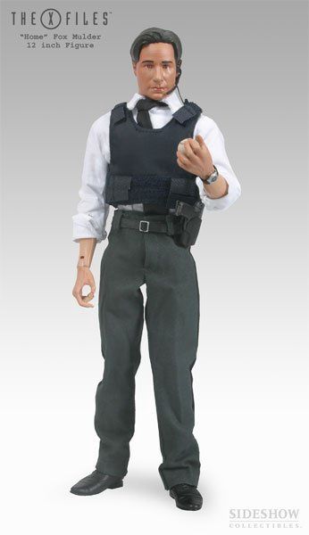 Sideshow X-FILES Exclusive Home Edition Fox Mulder Special Agent FBI 12in figure