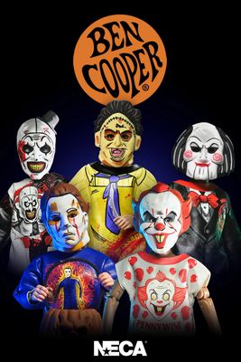 NECA Ben Cooper Halloween Costume Kids Series 9 - Choose from SAW, Terrifier, Halloween II, IT, or Chainsaw Massacre
