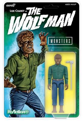 Super7 ReAction+ Universal Monsters Lon Chaney as The Wolf Man Action Figure