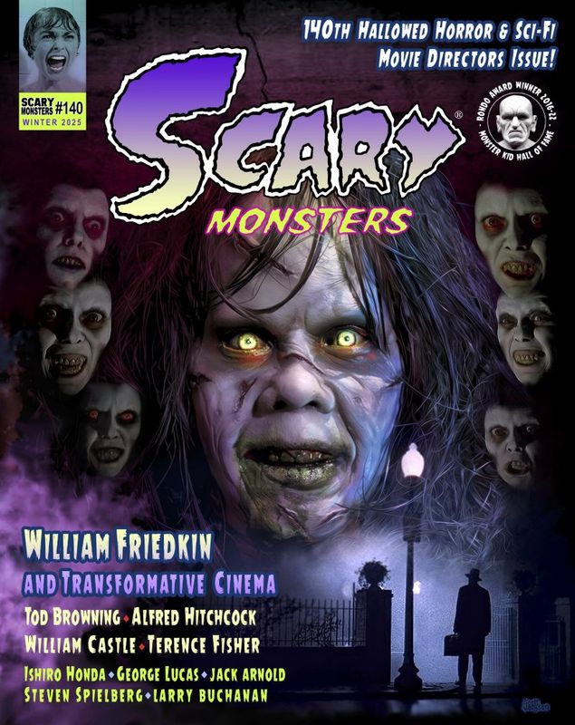 Scary Monsters #140 Hallowed Horror &amp; Sci-Fi Movie Directors issue