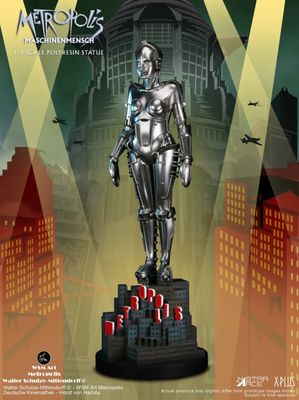 Star Ace X-Plus Maschinenmensch 1/4 Scale (40cm) Polyresin Statue Silver