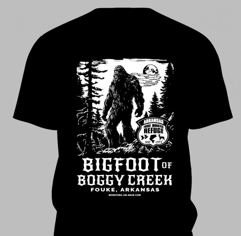Bigfoot of Boggy Creek Fouke T-Shirt/Sweatshirt Free U.S. Ship or Store Pick Up!