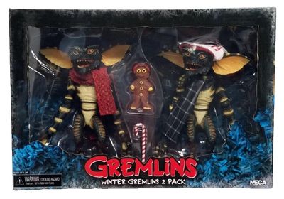 NECA Gremlins - Christmas Carol Scene 7-inch Scale Action Figure 2-Pack (Knit caps)