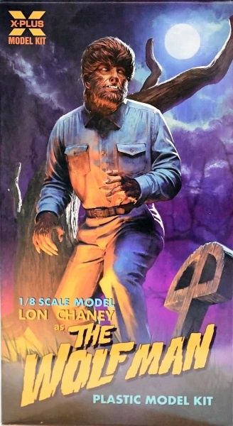 X-Plus Lon Chaney as The Wolf Man 1/8 Scale Plastic Model Kit