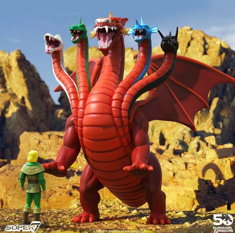 Super7 ULTIMATES! Dungeons &amp; Dragons Tiamat 5-Headed Dragon