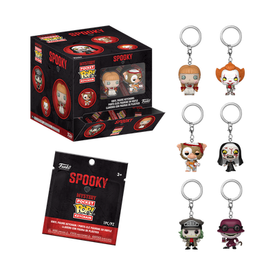 Funko Mystery Pocket POP! Keychain - Spooky - 5 Different Blind Bag