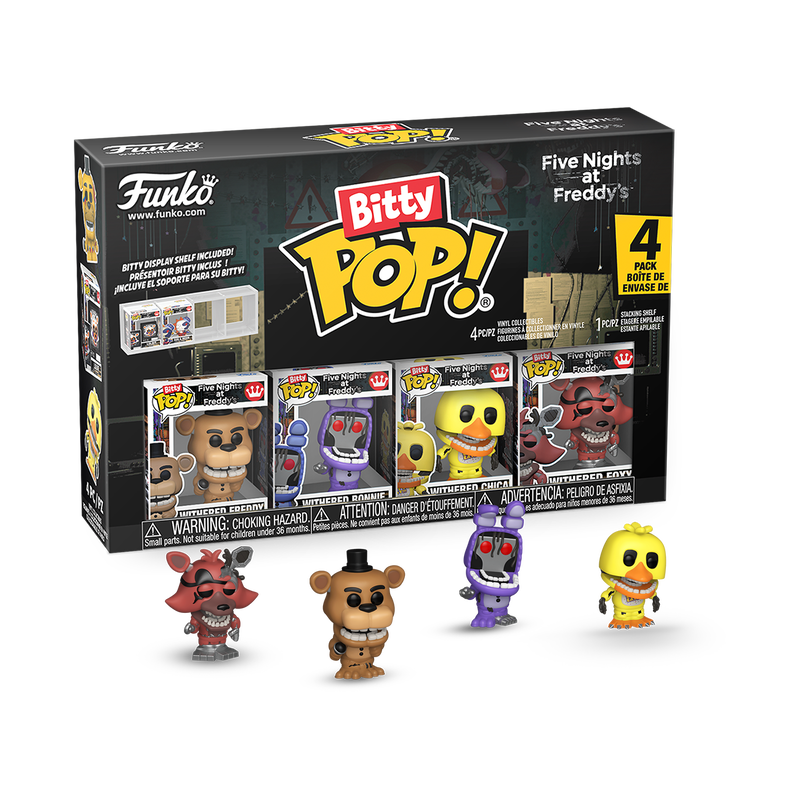 Funko Five Nights at Freddy's Withered Bitty POP! 4-Pack Series 6