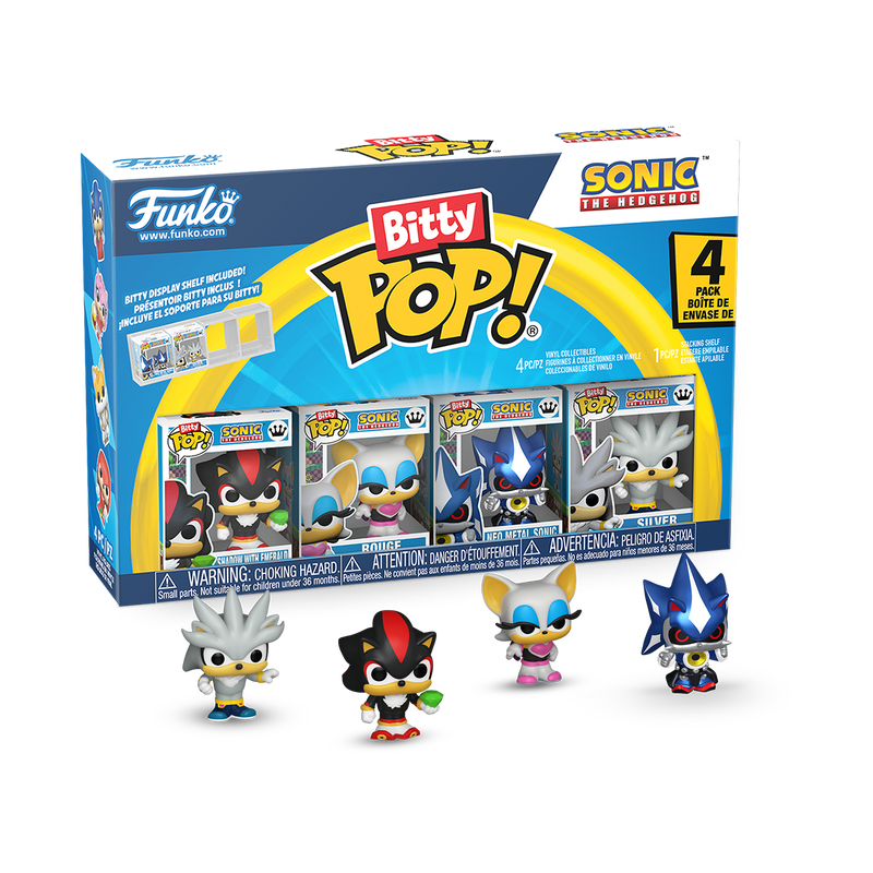 Funko Sonic the Hedgehog Bitty POP! 4-Pack Series 1