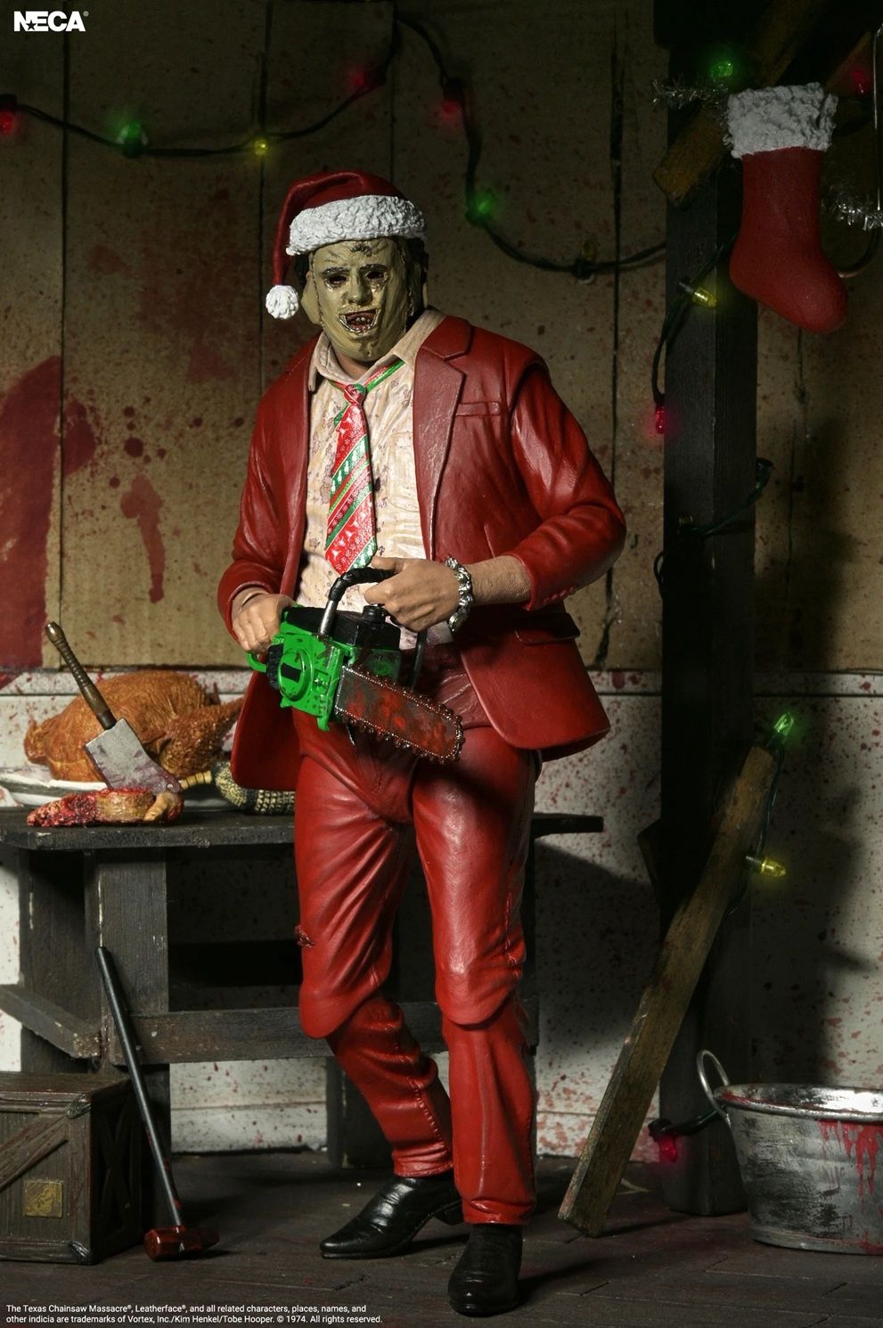 NECA Texas Chainsaw Massacre Ultimate Leatherface Santa 7" Scale Action Figure