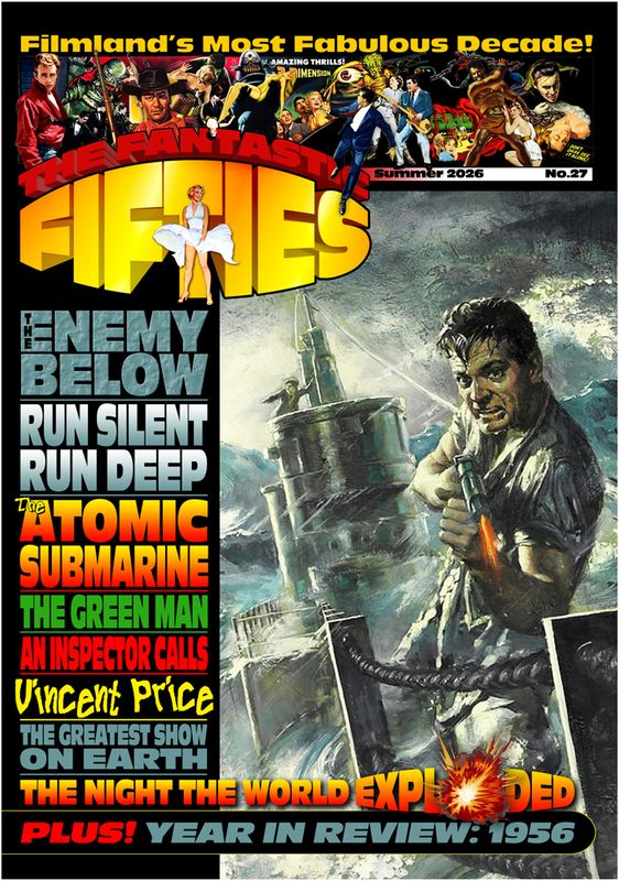 Fantastic Fifties #27 - Submarine Tales - Vincent Price - 1956 Year in Review