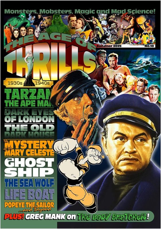 The Age of Thrills 1930s-1940s Issue #10 - Haunted houses, ships and Tarzan!