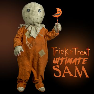 Trick 'r Treat Ultimate Sam 28" Screen-Accurate Doll with Removable Fabric Mask