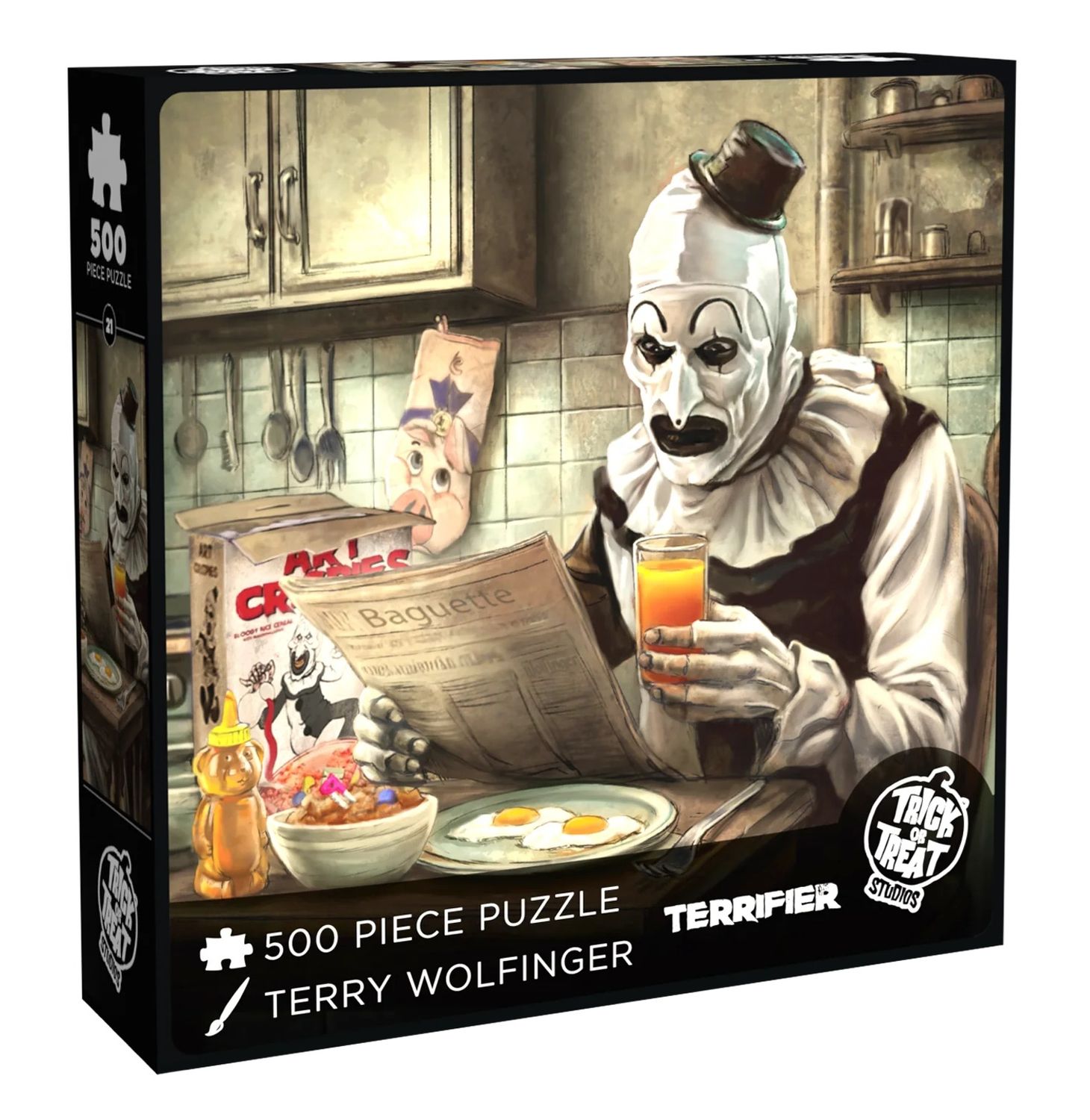 Terrifier - Art the Clown - Art Crispies Jigsaw Puzzle - 500 Pieces
