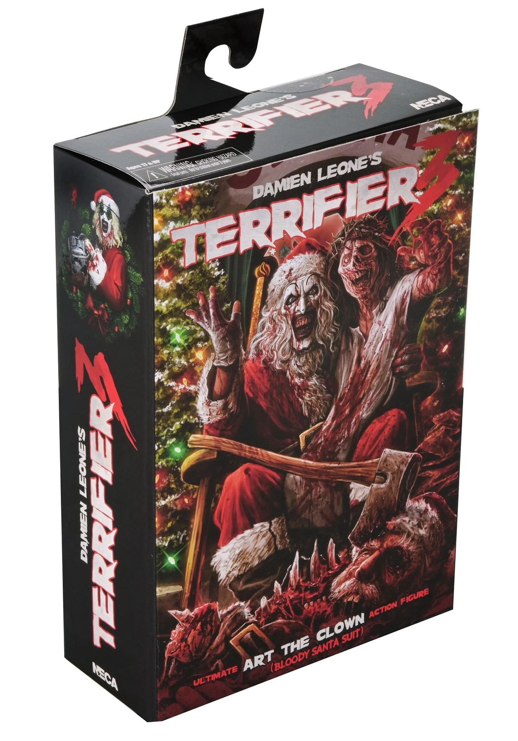 NECA Damien Leone's Terrifier 3 Ultimate Art the Clown Bloody Santa Suit Action Figure