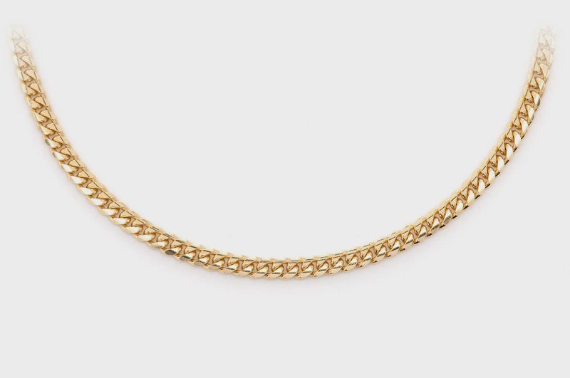 2.5MM MIAMI CUBAN 14K SOLID GOLD CHAIN