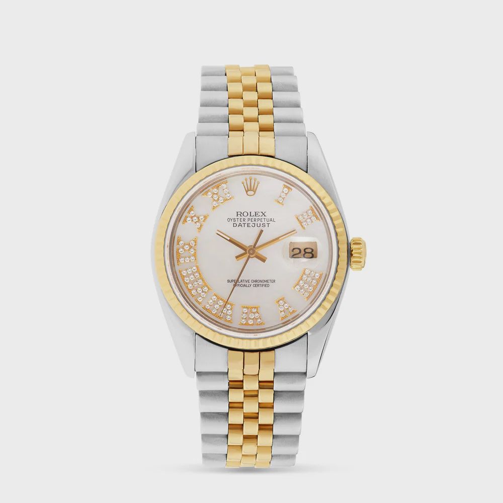 TWO-TONE ROLEX DATEJUST 36 MM MOTHER OF PEARL