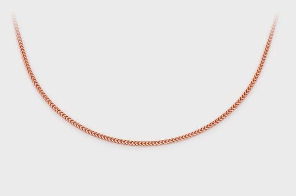 2MM FRANCO 14K SOLID GOLD CHAIN - NECKLACE