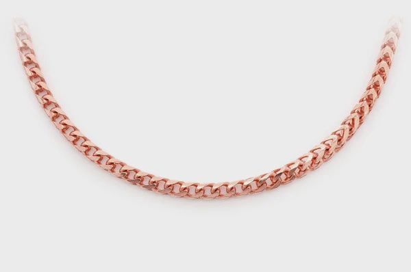 2.5MM FRANCO 14K SOLID GOLD CHAIN - NECKLACE