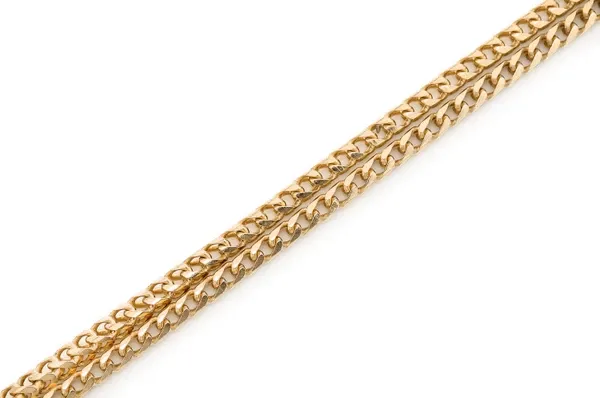 2.5MM FRANCO 14K SOLID GOLD CHAIN - BRACELET