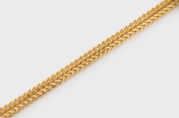 3MM  FRANCO 14K SOLID GOLD CHAIN - BRACELET, Color: Yellow Gold, Size: 6.5&quot;, Style: Bracelet