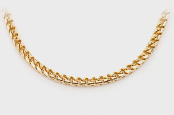4MM FRANCO 14K SOLID GOLD CHAIN - NECKLACE
