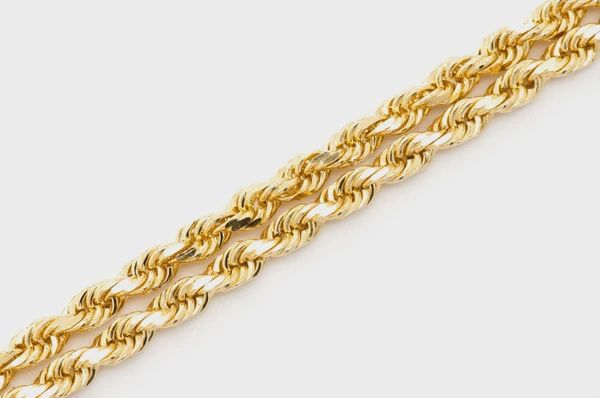 3MM ROPE 14K SOLID GOLD BRACELET, Color: Yellow Gold, Size: 6.5&quot;, Style: Bracelet