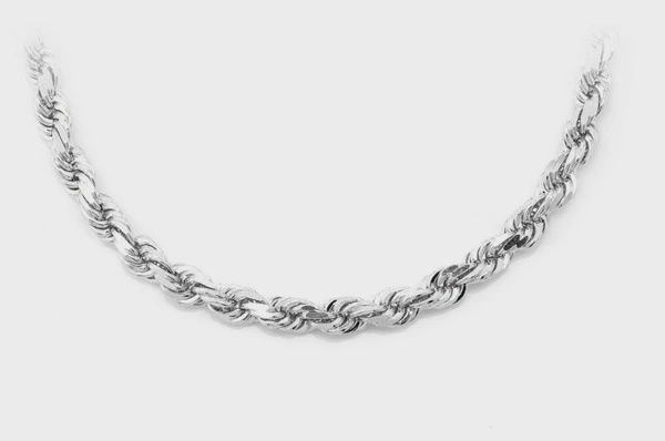4.5MM ROPE 14K SOLID GOLD NECKLACE
