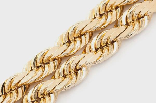 8MM ROPE 14K SOLID GOLD BRACELET