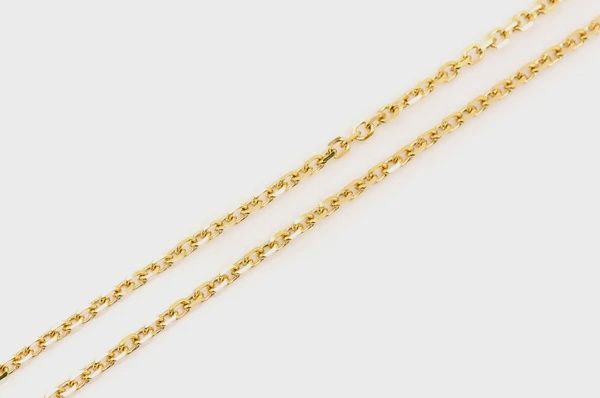 1MM ROLO CHAIN 14K SOLID GOLD - BRACELET, Color: Yellow Gold, Size: 6.5&quot;, Style: Bracelet