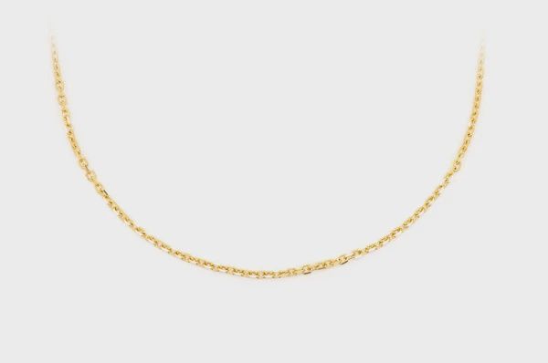 1MM FIGARO CHAIN 14K SOLID GOLD - NECKLACE, Color: Yellow Gold, Size: 16&quot;, Style: Necklace
