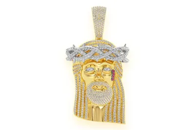 JESUS FACE PENDANTS &amp; GOLD JESUS PIECES