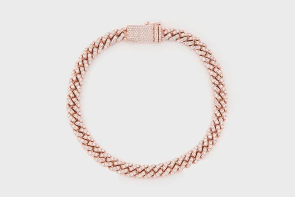 4MM MIAMI CUBAN DIAMOND BRACELET 14K SOLID GOLD 1.50CTW